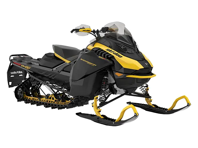 2024 Ski-Doo Backcountry™ Adrenaline® Rotax® 850 E-TEC 146 ES Cobra 1.6 Yellow