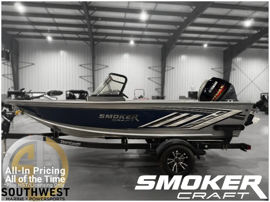 2023 Smoker-Craft Ultima 172 + $500 Tackle & Gear Credit Plus FREE Safety & Mooring Pkg!! *All-In-Pricing