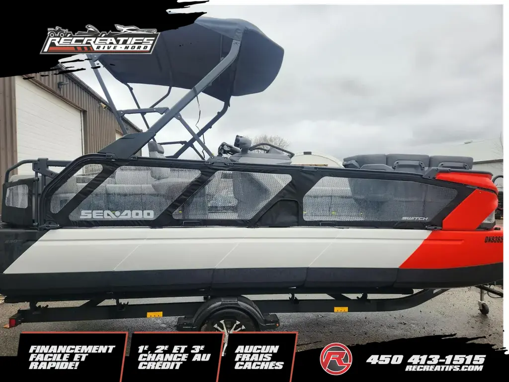 2022 SEADOO SWITCH CRUISE 21 230HP **TOIT CAMPEUR COMPLET INCLUS!!**