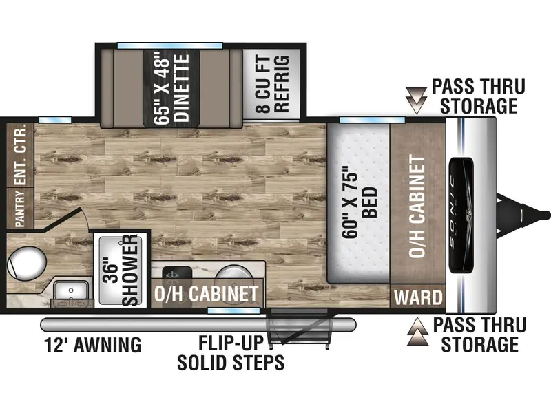 2022 Venture RV Sonic Lite 169VMK thumbnail 2