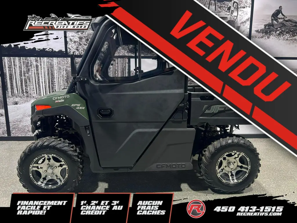 2023 CFMOTO UFORCE 600 EPS CAB **CABINE FERMÉE!!**