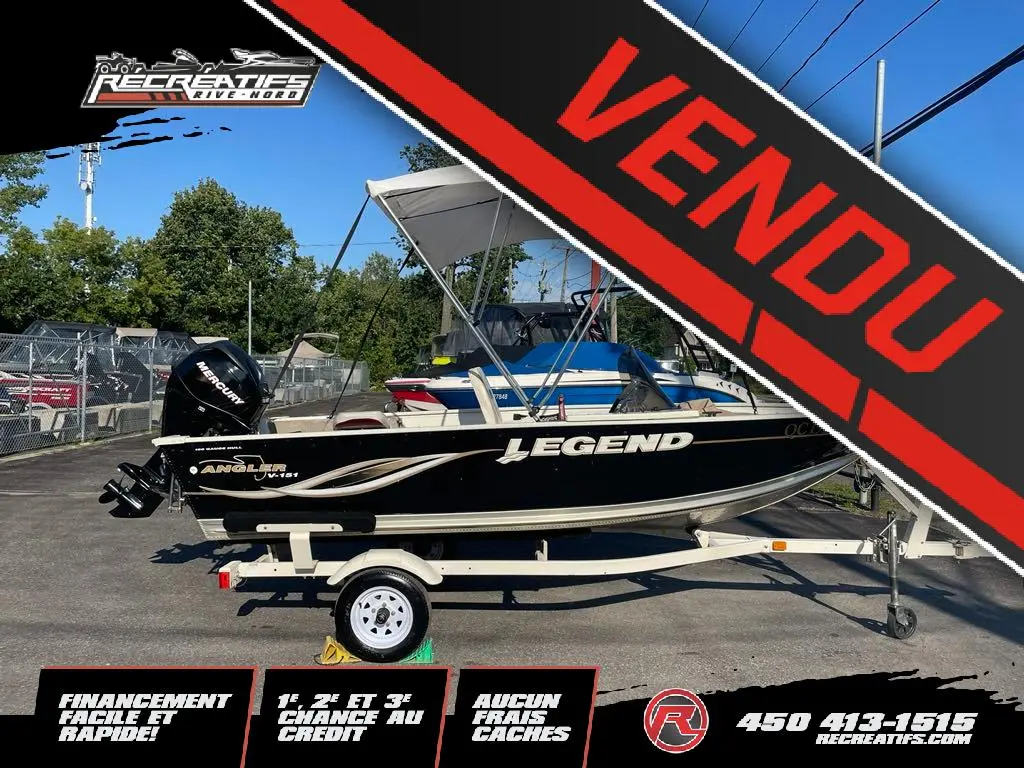 2008 Legend ANGLER V-151 **LE PLUS PROPRE DU MARCHÉ!!**