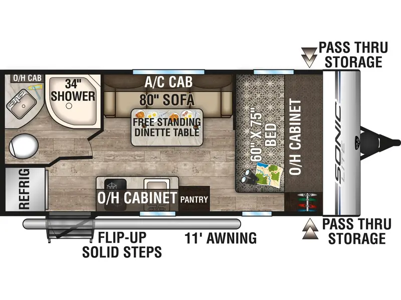 2019 Venture RV Sonic Lite 168VRB thumbnail 2