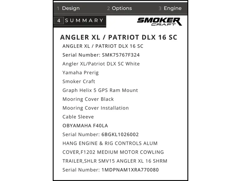 2024 Smoker-Craft Angler 16 XL SC