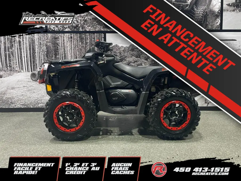 2017 Can-Am OUTLANDER 1000R XTP **BAS KILOMETRAGE!!**