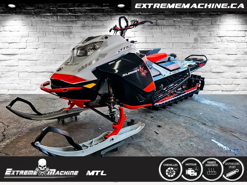 2021 SKIDOO SUMMIT X 850 ETEC AVEC ENSEMBLE EXPERT PRÊT POUR LA SAISON!!!