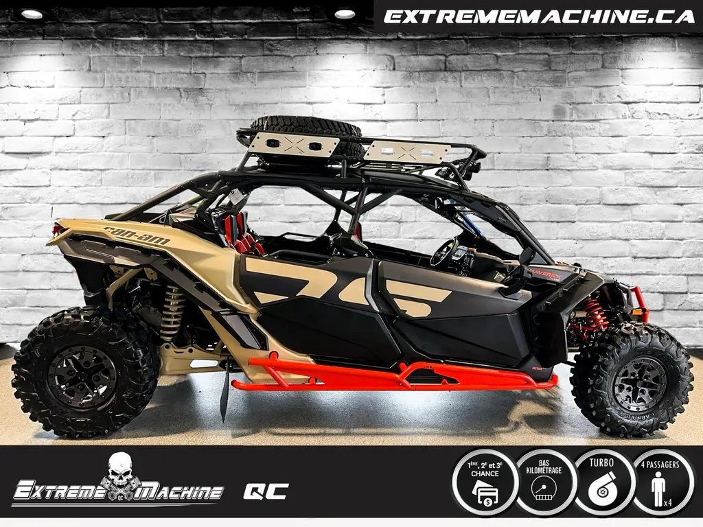 Can-Am MAVERICK X3 MAX X DS TURBO RR DPS SEULEMENT 1937KM - COMME NEUF!!! 2022