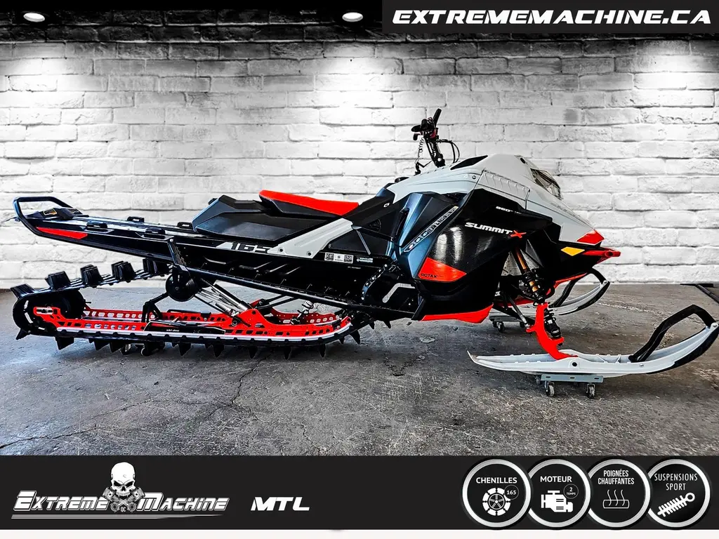 2021 SKIDOO SUMMIT X 850 ETEC AVEC ENSEMBLE EXPERT PRÊT POUR LA SAISON!!!