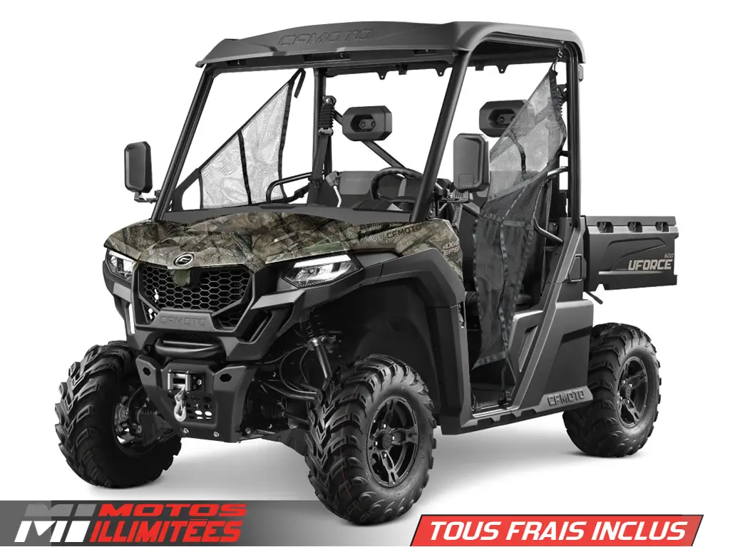 2025 CFMOTO UFORCE 600 EPS Frais inclus+Taxes. Garantie limitée de 5 ans