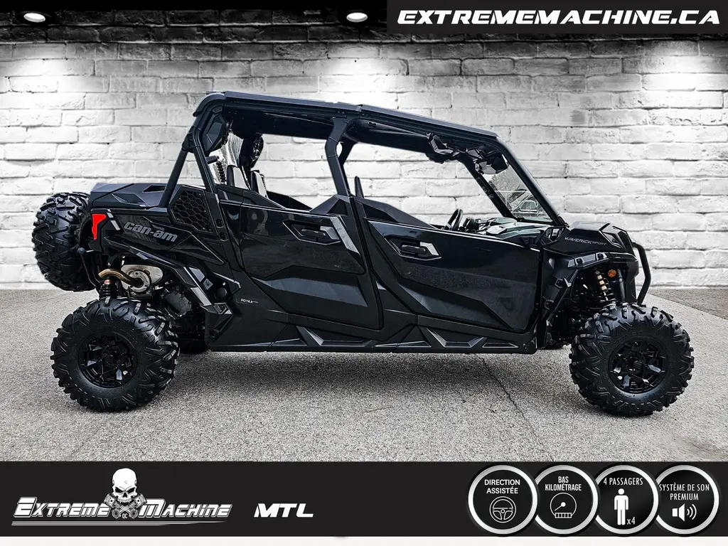 2023 Can-Am MAVERICK SPORT MAX DPS 1000R SEULEMENT 1025KM – COMME NEUF!!!