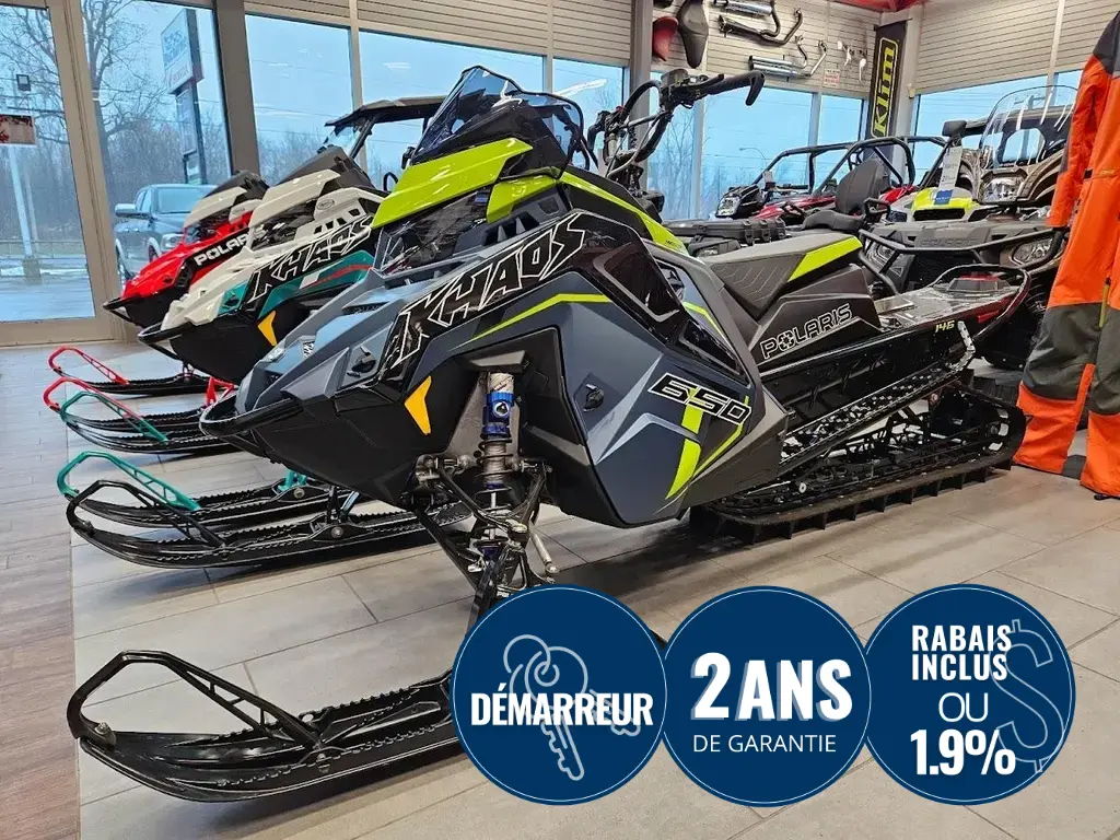 Polaris 650 RMK KHAOS SLASH 146 2023 - Garantie 2 ans