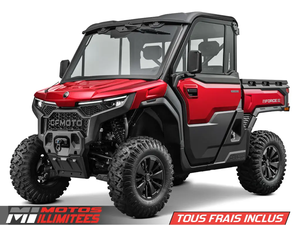 2025 CFMOTO UFORCE U10 PRO HIGHLAND EPS Frais inclus+Taxes. Garantie limitée de 5 ans