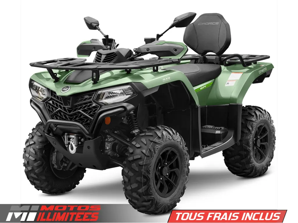 2025 CFMOTO CFORCE 400 EPS LX TOURING Frais inclus+Taxes. Garantie limitée de 5 ans