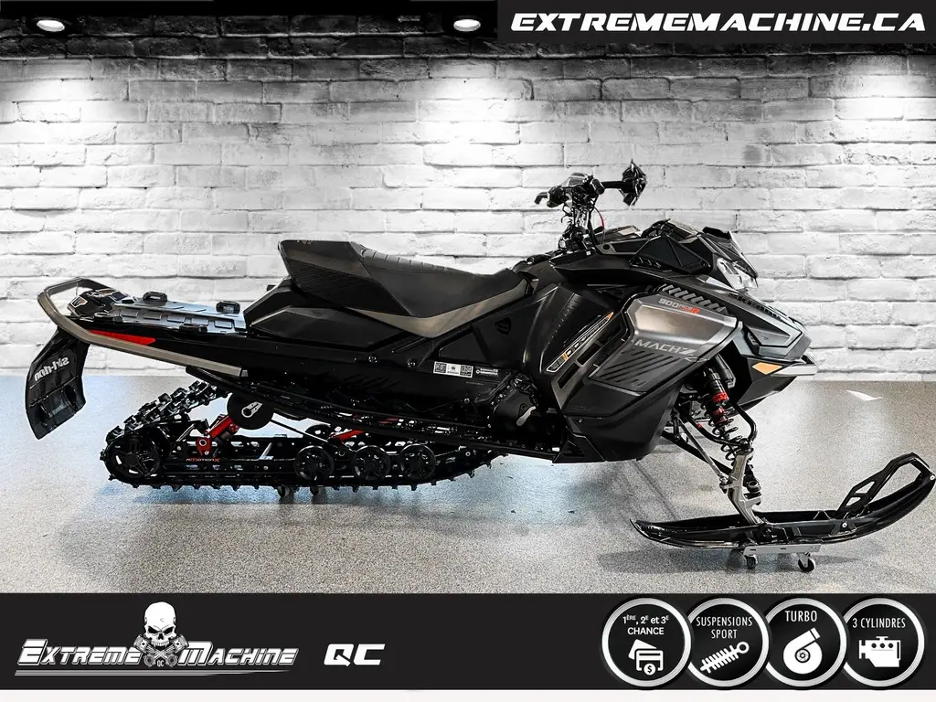 2022 SKIDOO MACH Z 900 TURBO R TRÈS PROPRE!!!