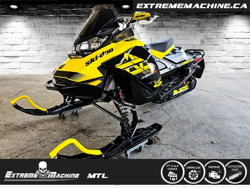2018 SKIDOO MXZ®  X 850 E-TEC TRÈS PROPRE!!!