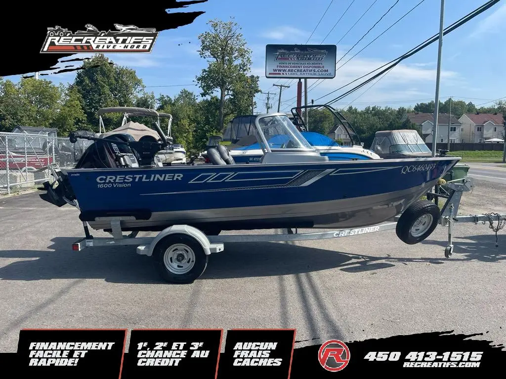 2018 Crestliner VISION 1600 **TRES PROPRE!!**