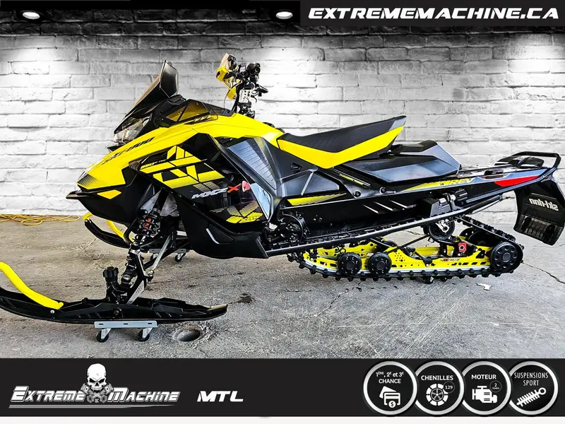 2018 SKIDOO MXZ®  X 850 E-TEC TRÈS PROPRE!!!