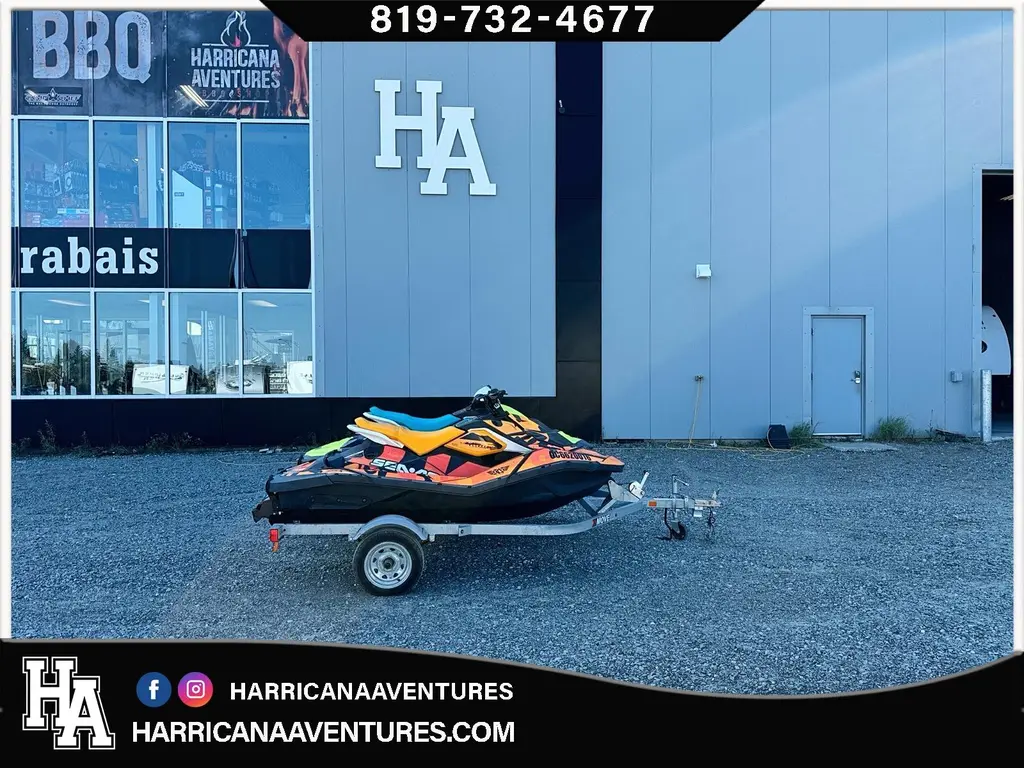 2019 Sea-doo spark trixx 2up ho ibr brake reverse a partir 83$ par sem