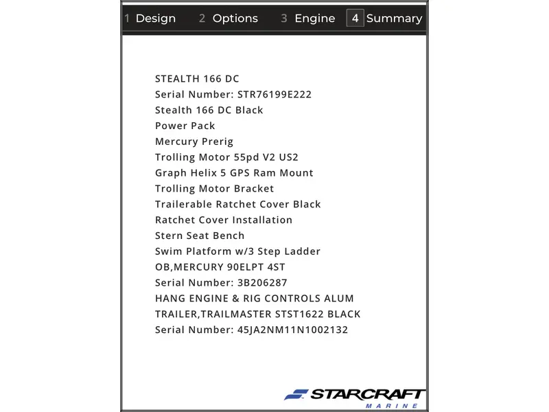 2022 Starcraft Stealth 166 DC