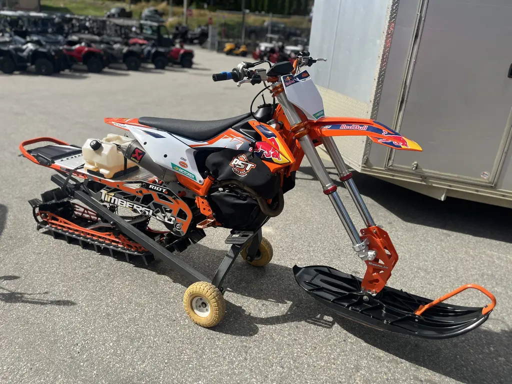 2021 KTM 450SXF Factory w/2022 Timbersled Riot 3 Pro