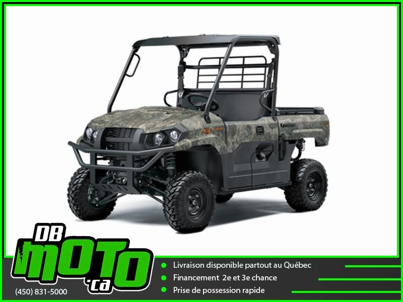 2025 Kawasaki Mule Pro Mx Camo ** Aucun Frais Caché ** alt