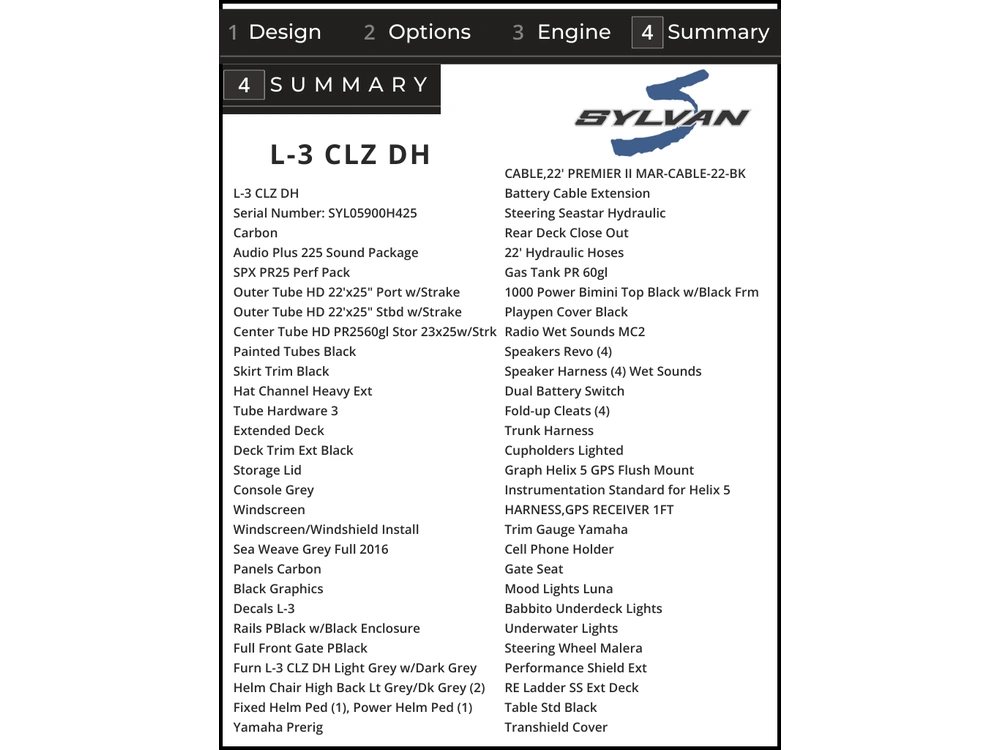 2025 Sylvan L3 Clz Dh + $2500 Watersports Package Included!! No Luxury Tax* alt