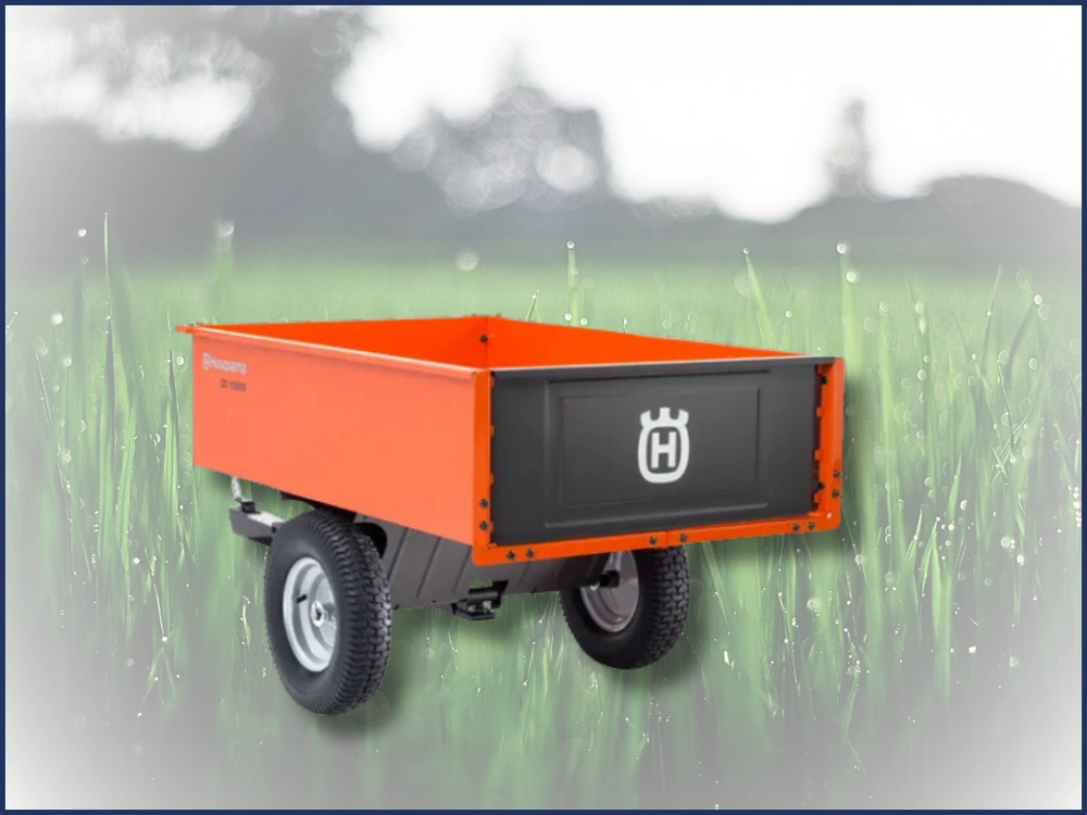 2021 Husqvarna Dump Cart Steel Swivel Dump Cart alt