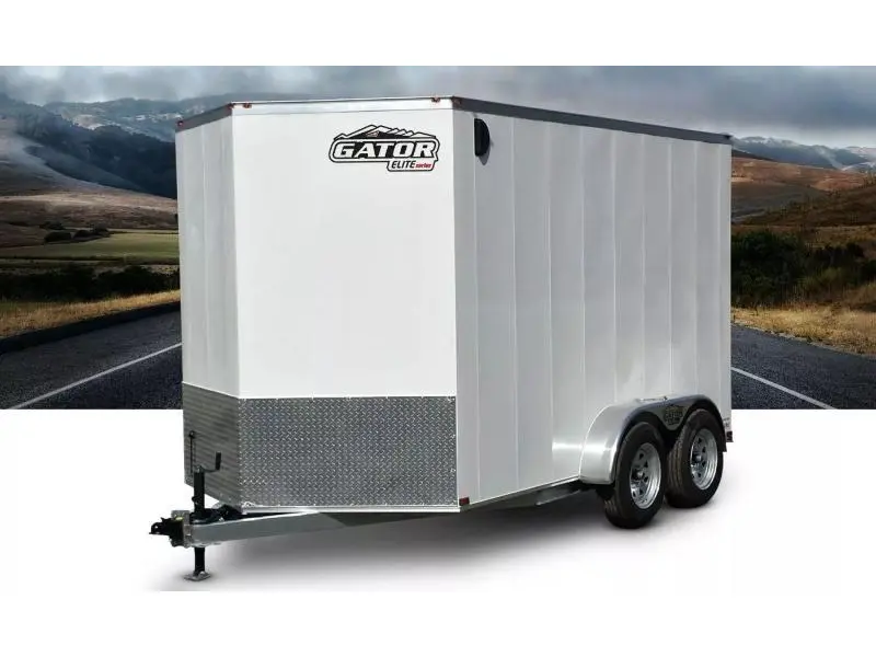 2024 Gator Remorque Fermée Galvanisée Élite 6 x 12  7000lbs
