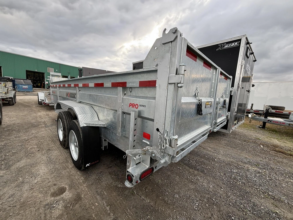 2025 K-trail Dompeur Hd 82x192 Ta 14k Galvanisée Heavy Duty Hd 3 Essieux alt