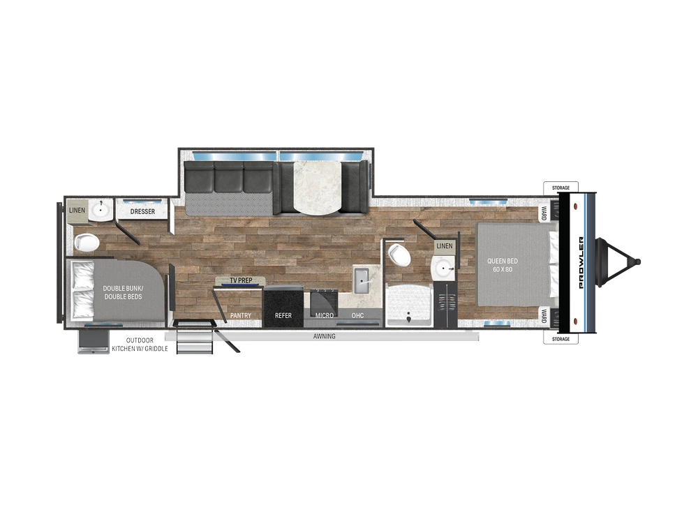 Heartland Prowler 3211bh Deux Salles De Bain 2025 alt