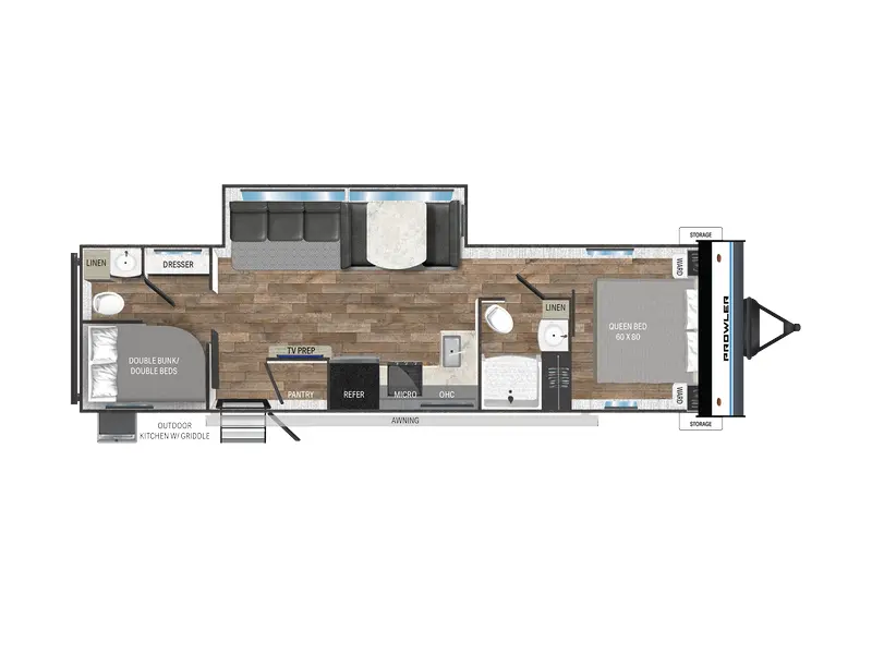 2025 Heartland Prowler 3211BH Deux salles de bain thumbnail 3