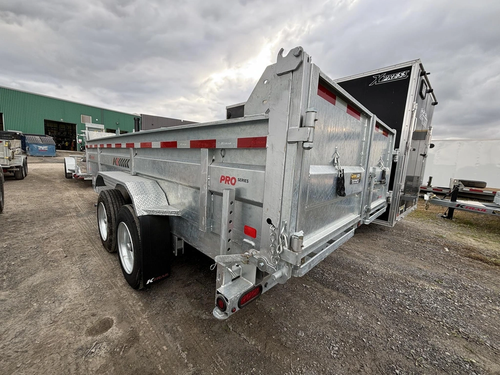 2025 K-trail Dompeur Hd 82x192 Ta 16k Galvanisée Heavy Duty Hd 2 Essieux alt