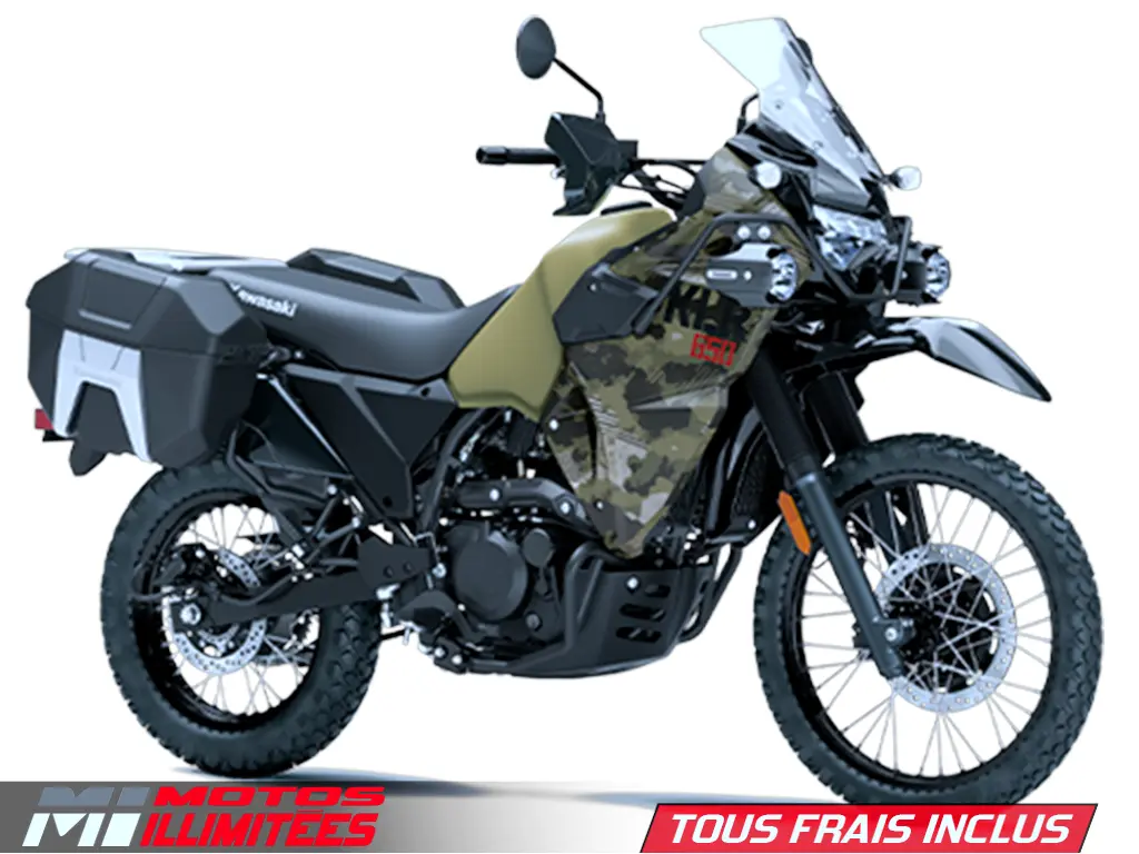 2025 Kawasaki KLR650 Adventure ABS Frais inclus+Taxes