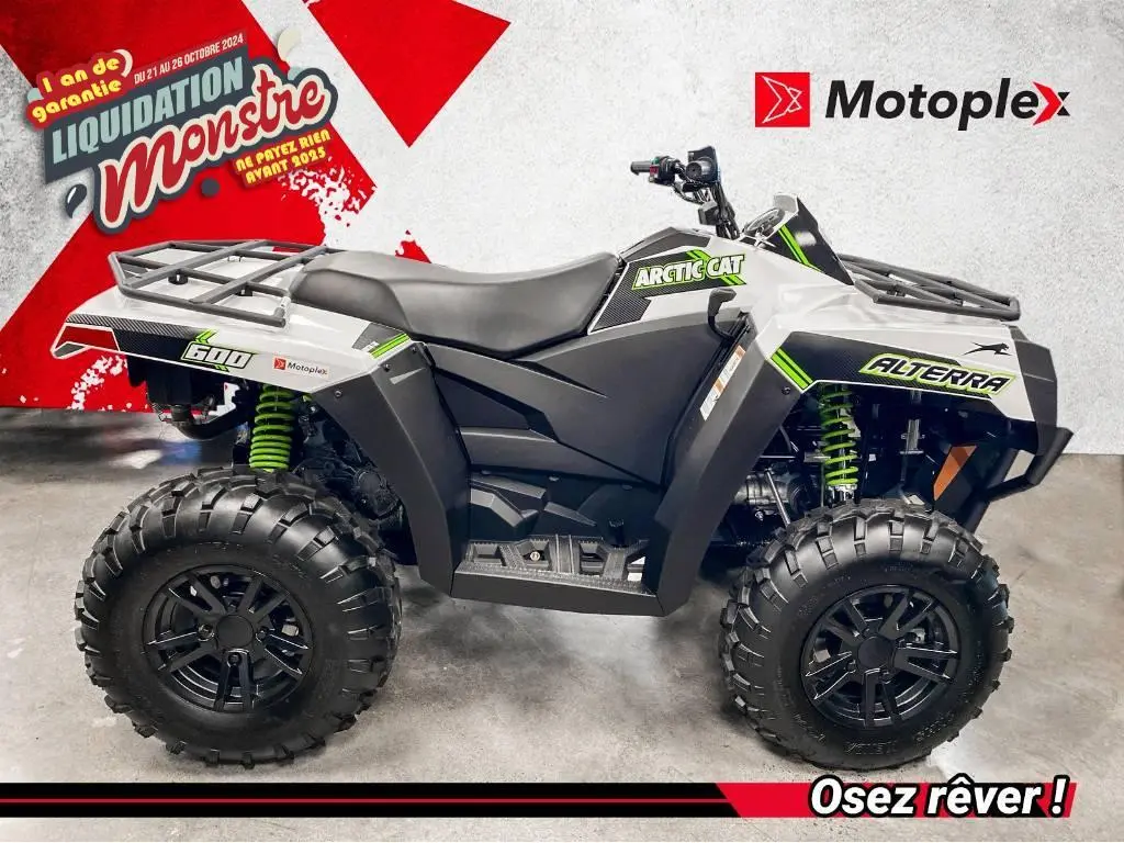 Arctic Cat Alterra 600 XT EPS- 60$/semaine sur 60 mois 2023