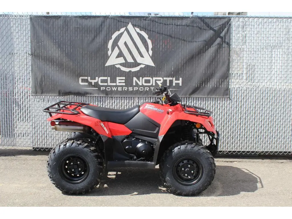 2024 Suzuki KingQuad 400 Automatic Transmission - Flame Red