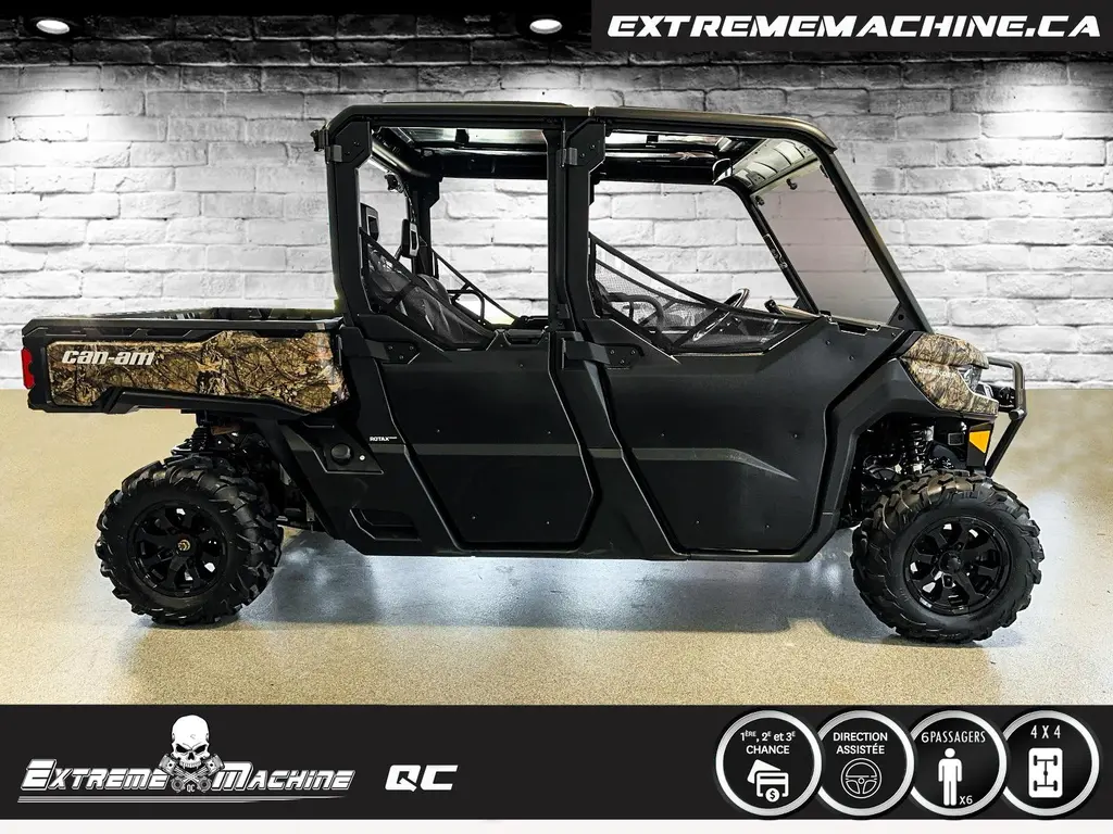 2023 Can-Am DEFENDER MAX HD10 XT DPS SEULEMENT 2588KM!!!