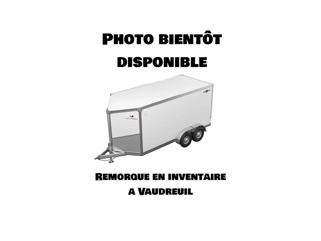 2023 Idéal Cargo 7x16 TA2 + 12 RAMPES NOIR
