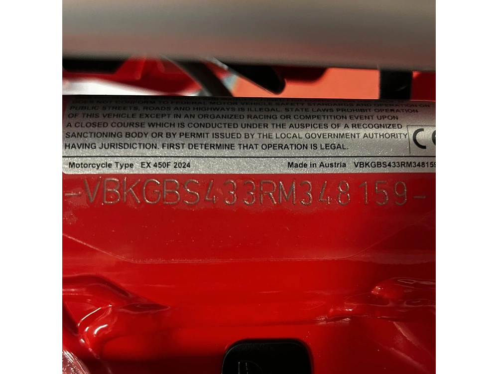 2024 Gas Gas Ex 450f alt