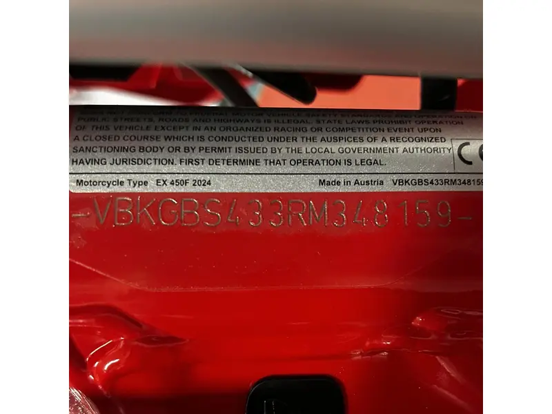 2024 GASGAS EX 450F thumbnail 6