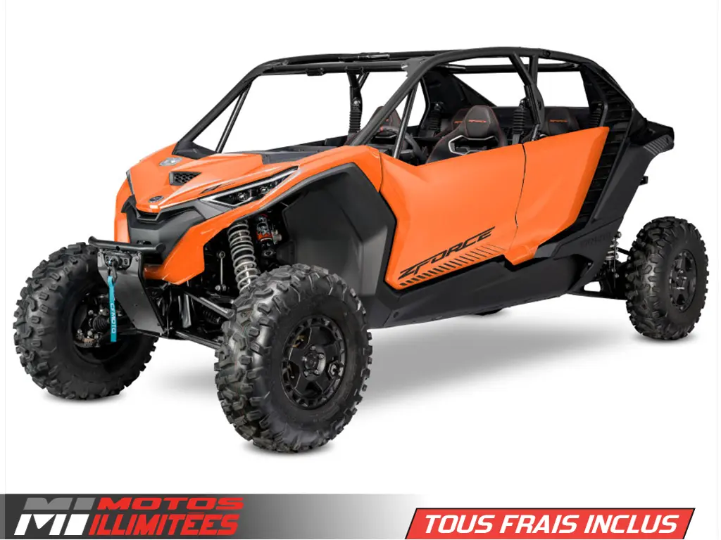 2025 CFMOTO ZFORCE Z10-4 Frais inclus+Taxes. Garantie limitée de 5 ans