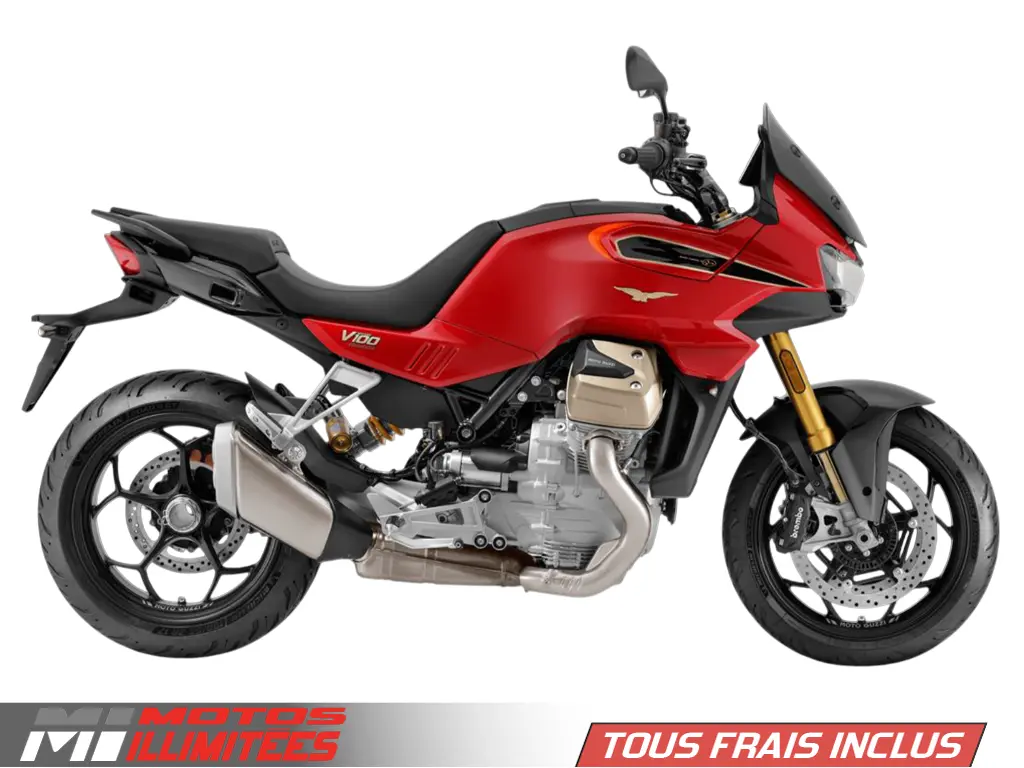 2025 Moto Guzzi V100 Mandello Wind Tunnel Pré-commande. Frais inclus+Taxes