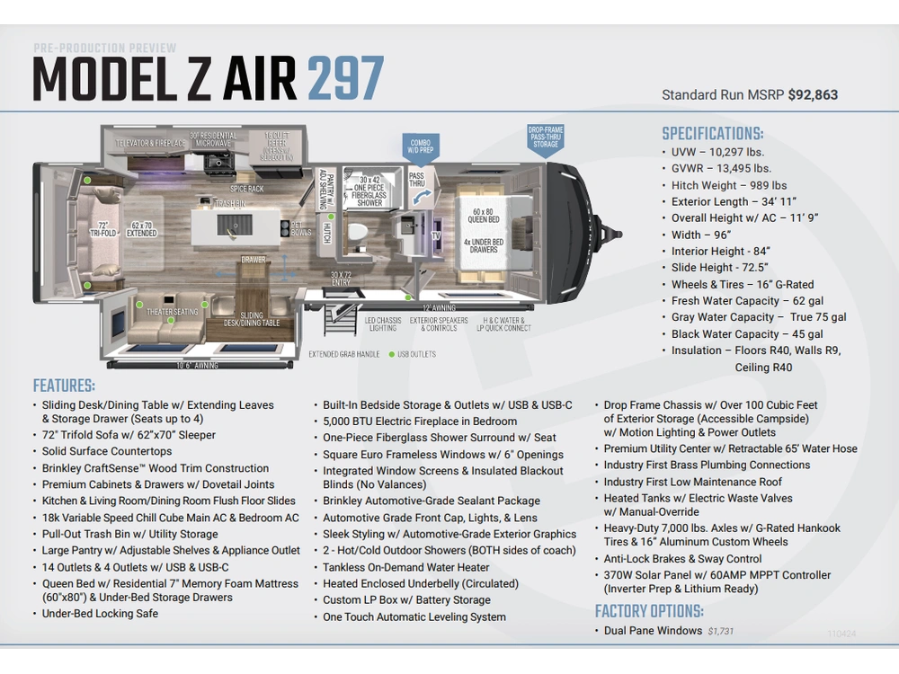 2026 Brinkley Rv Z-air alt