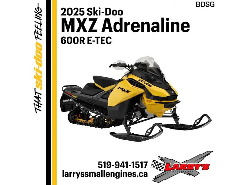 2025 Ski-Doo MXZ Adrenaline 600R E-TEC 129 BDSG