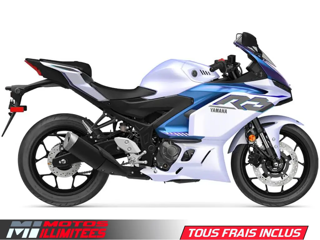 2025 Yamaha YZF-R3 Frais inclus+Taxes