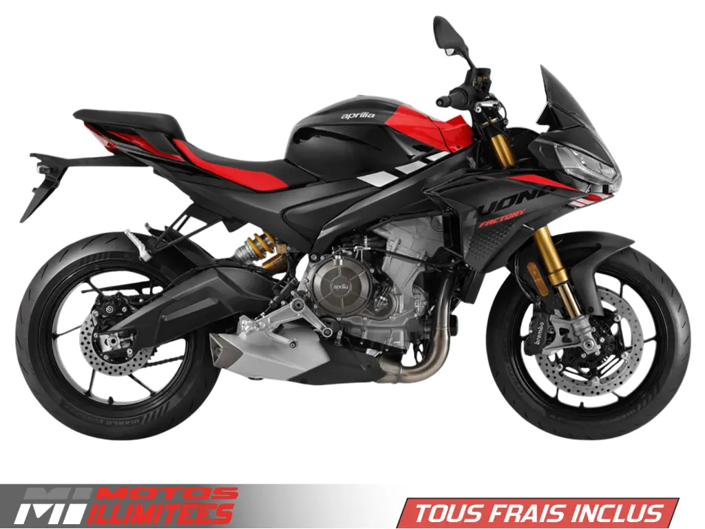 2025 Aprilia Tuono 660 Factory Pré-commande. Frais inclus+Taxes