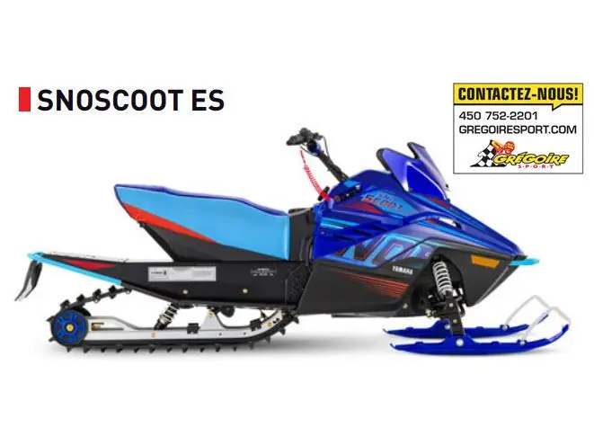 2025 Yamaha SnoScoot bleu - En inventaire