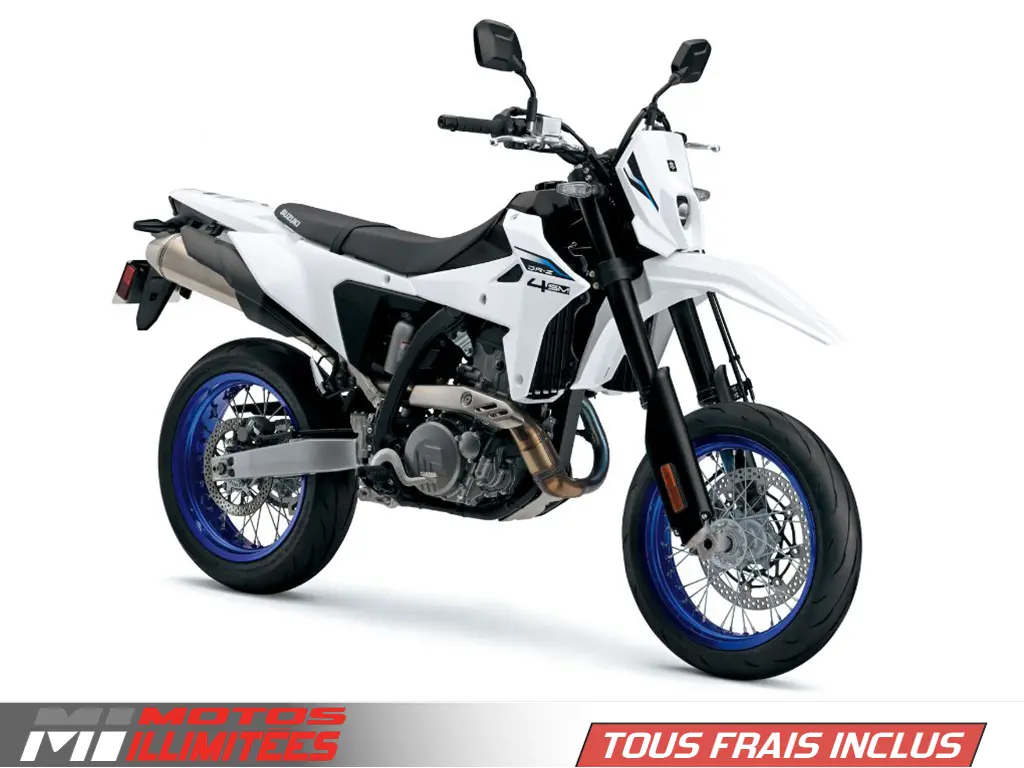 2025 Suzuki DR-Z4SM Prix a venir. Pré-commande. Frais inclus+Taxes