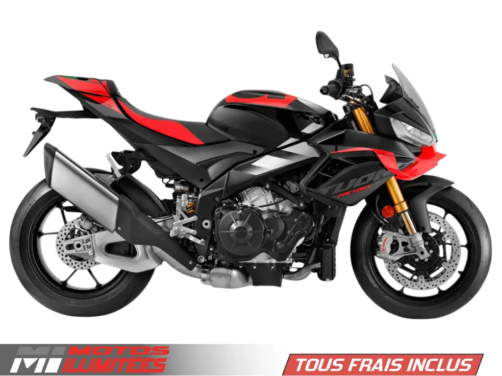 2025 Aprilia Tuono V4 Factory 1100 Pré-commande. Frais inclus+Taxes