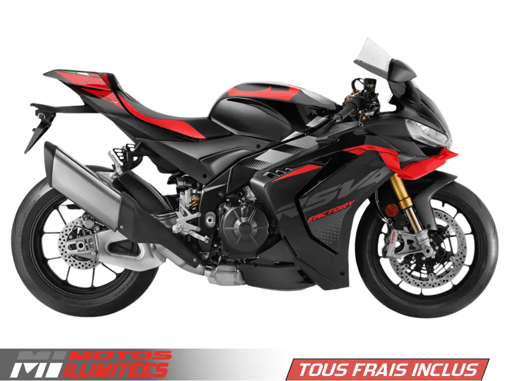 2025 Aprilia RSV4 Factory 1100 Pré-commande. Frais inclus+Taxes