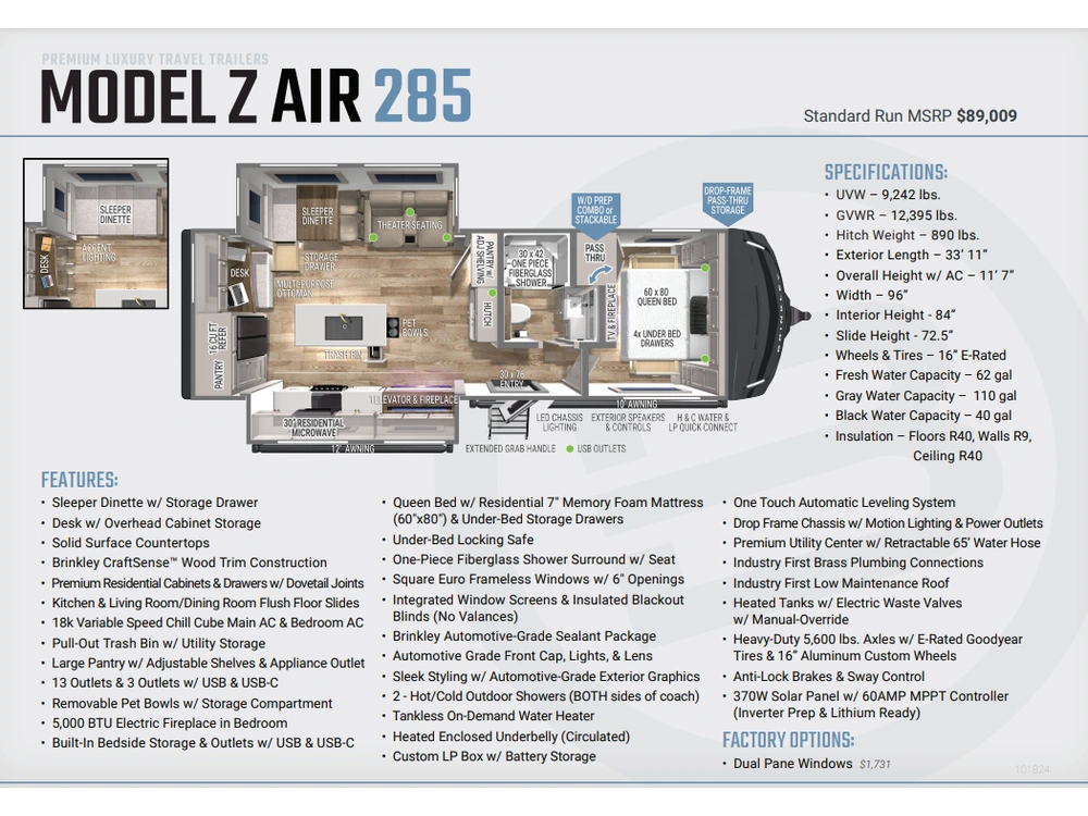 2026 Brinkley Rv Z-air alt